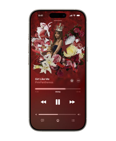 Tradu??o de espanhol para inglês da letra de ILY, de Kapo e Myke Towers, tocando no Apple Music.