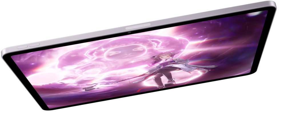 iPad Air σε οριζ?ντιο προσανατολισμ? που δε?χνει ?να βιντεοπαιχν?δι, ?λλα δ?ο iPad Air βρ?σκονται απ? κ?τω