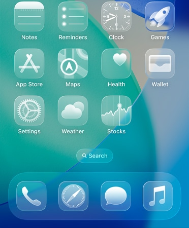 ?να app στο iPhone που δε?χνει τη λειτουργ?α Διαλογ? Κλ?ση? σε χρ?ση