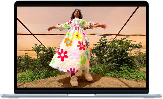 MacBook Air 13 吋，展示 Liquid Retina 顯示器