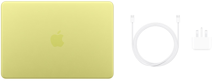 13 吋 MacBook Neo、USB-C 充電線和 20W USB-C 電源轉(zhuǎn)換器