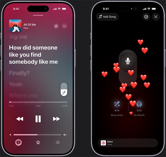 Lauren Daigle New cím? számának lejátszása Apple Music Sing módban iPhone-on