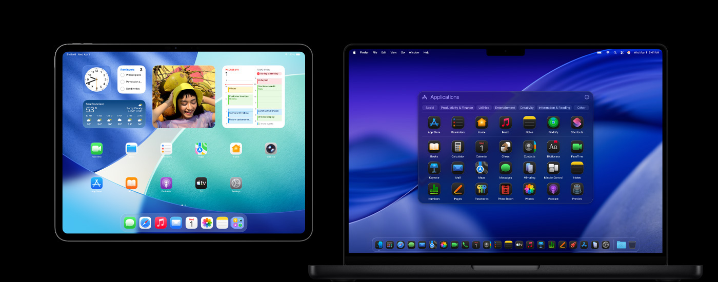 ??? ? ???? ???? ?? iPad? Mac? ??. iPad?? ???, ??, ?? ? ?? ??? ???? ????. Mac? ???? macOS Tahoe? ???? ????.