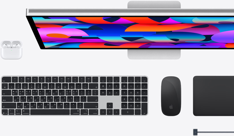Mac ????: AirPods, Studio Display, Magic Keyboard, Magic Mouse, Magic Trackpad, MagSafe ?? ???