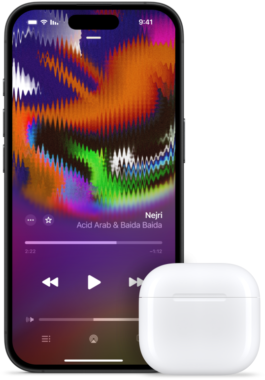 ???? ??? ?????? ???????? ????? AirPods&nbsp;4?? ????? ???? iPhone ???? ????? AirPods&nbsp;4 ??????.