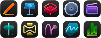 ??????? Apple Creator Studio?? Final Cut Pro? ?Logic Pro? ?Pixelmator Pro? ?Keynote? ?Pages? ?Numbers? ??????? ?????? Motion? ?Compressor? ?MainStage?