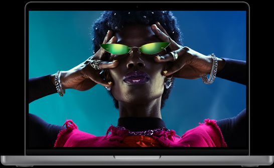 MacBook Pro 14 吋，展示 Liquid Retina XDR 顯示器