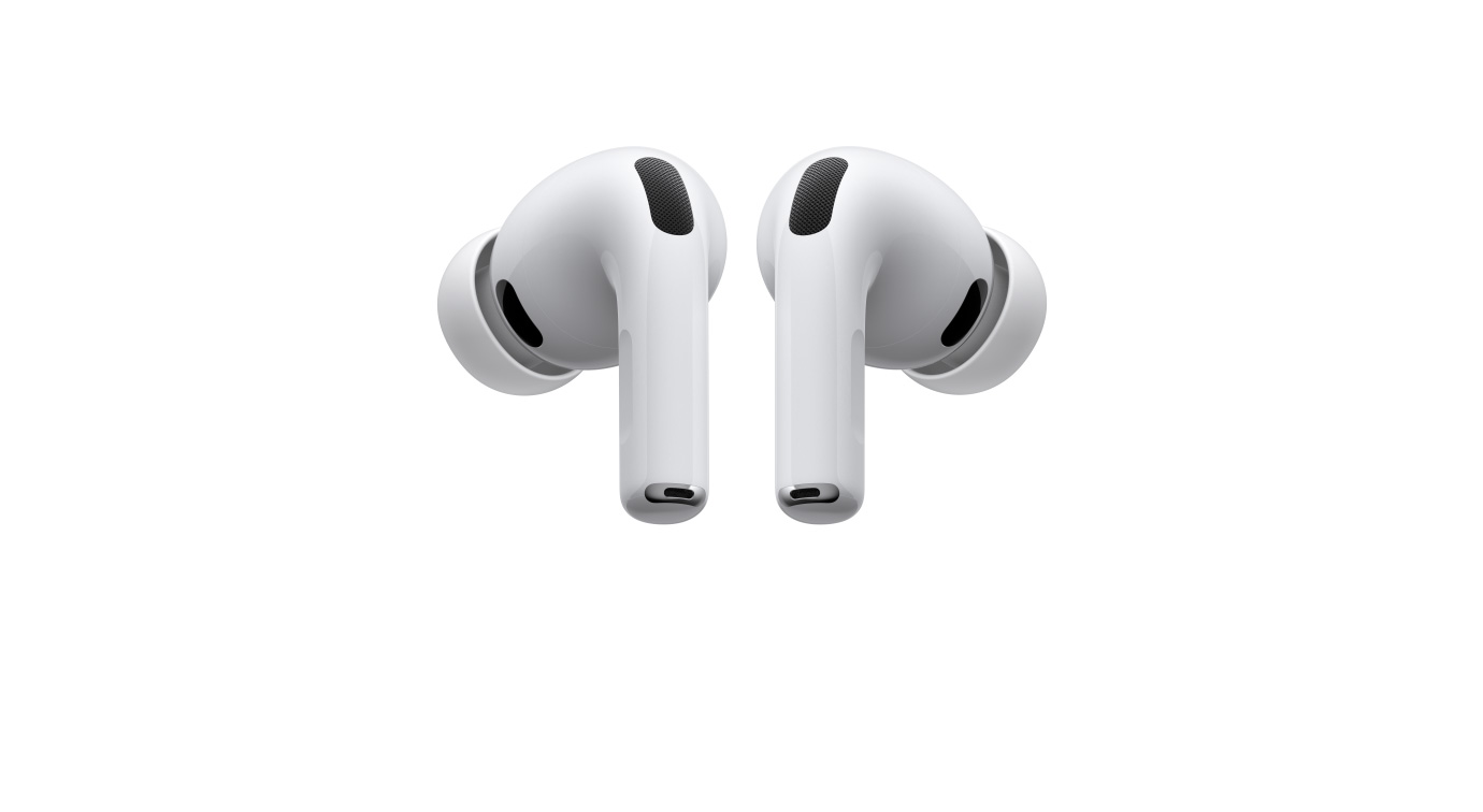 AirPods Pro 3, lewa i prawa s?uchawka bezprzewodowa w kolorze bia?ym, silikonowe wk?adki