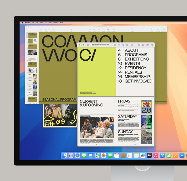 ????????????????????????????? ?? Dock ??????????????? Safari ??? Adobe Acrobat