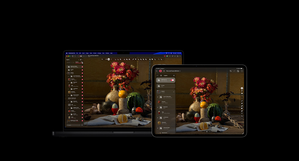 ????????? MacBook Pro ???? 16 ???? ??? iPad Pro ???? 13 ????, Pixelmator Pro, ?????????????????????????, ???????????????????????????????