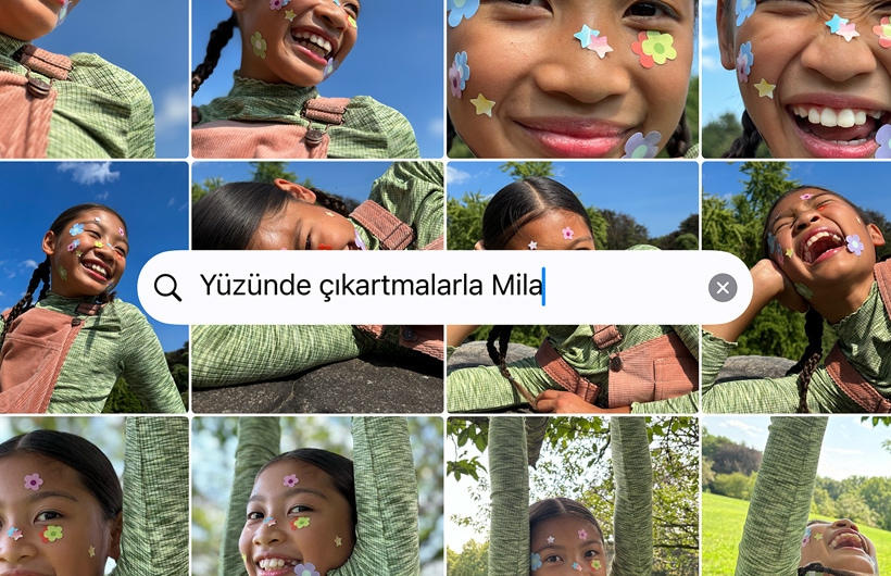 Yüzünde ??kartmalar olan Katie arama istemiyle olu?turulan bir foto?raf ?zgaras?