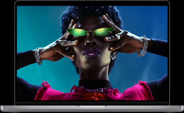 MacBook Pro 16 吋，展示 Liquid Retina XDR 顯示器