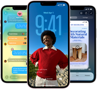 На трьох пристроях iPhone 17e в?добража?ться додаток ?Пов?домлення? з дизайном Liquid Glass, динам?чним замкненим екраном та в?зуальним ?нтелектом