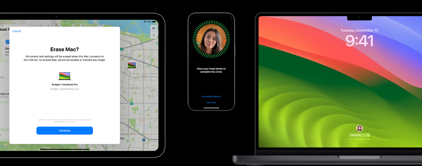 iPad, iPhone a?Mac.