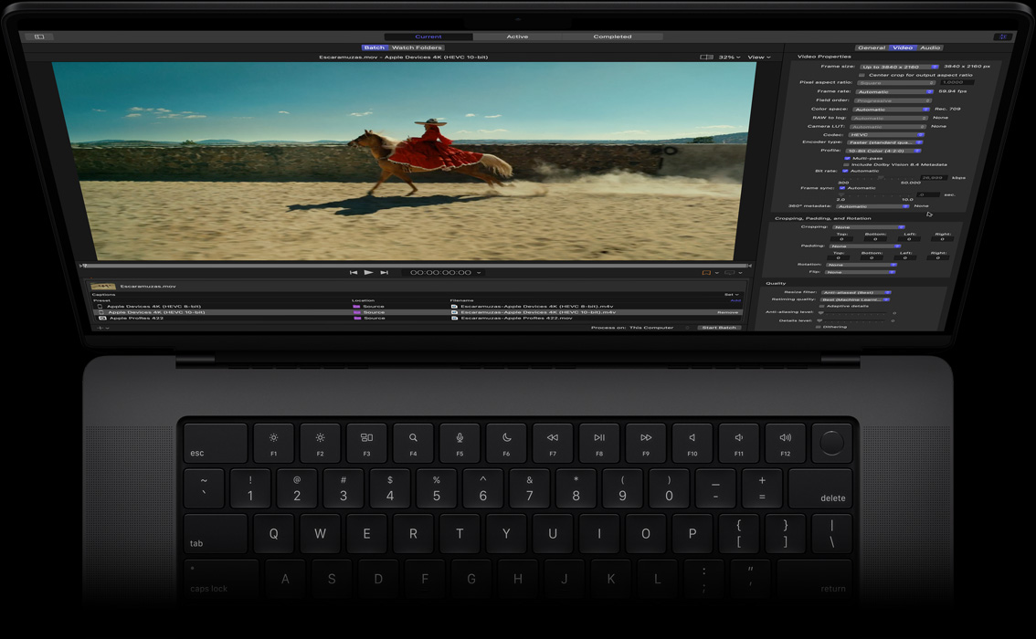 MacBook Pro 16, Compressor ?? ???? ?? ???? ?? ?? ?? ??? ???? ?? ?????? ??
