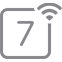 Icono del logotipo de Wi?Fi 7