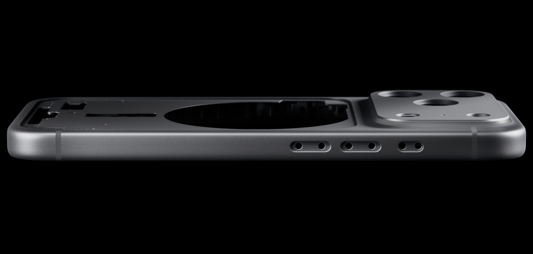 iPhone 17 Pro, Rückseite, geschmiedetes Aluminium Unibody Geh?use