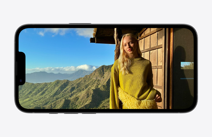 iPhone 17eの前面の外観、Super Retina XDRディスプレイ