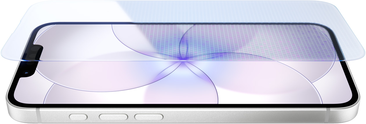 Ceramic Shield 2を採用したiPhone 17eの前面と側(cè)面の外観。カラーはホワイト、アクションボタンと音量調(diào)節(jié)ボタンが見える
