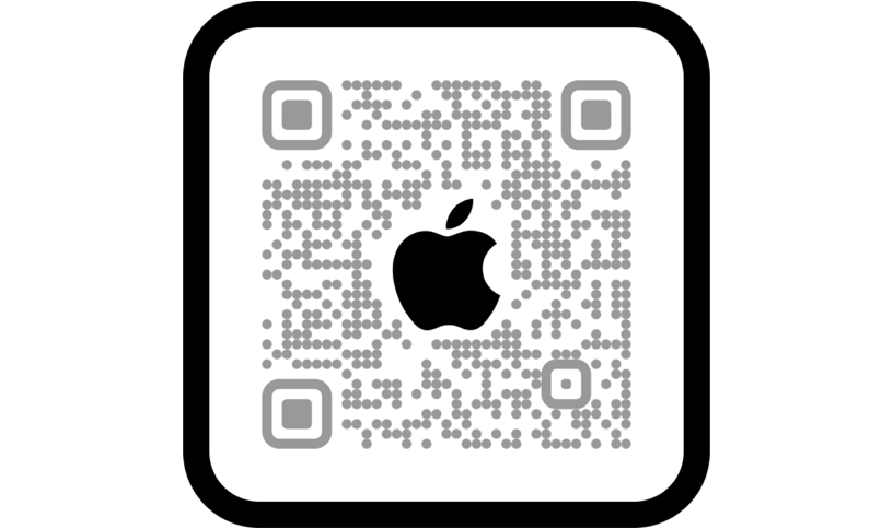 Zeskanuj kod QR, ?eby rozpocz?? zakupy w apce Apple Store.