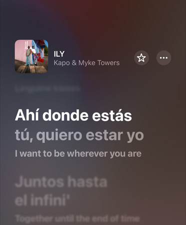 ????? ????? ????? ILY ???? Kapo & Myke Towers? ?? ????? ????????? ??? ??????????? ??? ??????? ?? Apple Music?